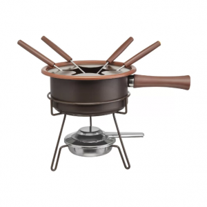 Aparelho de Fondue Aspen Marrom 8 Peças 1 Litro - Forma