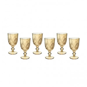 Jogo Taça Agua Suco Alda 6 Peças 370 ML