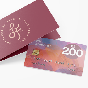 Vale Presente de R$200,00
